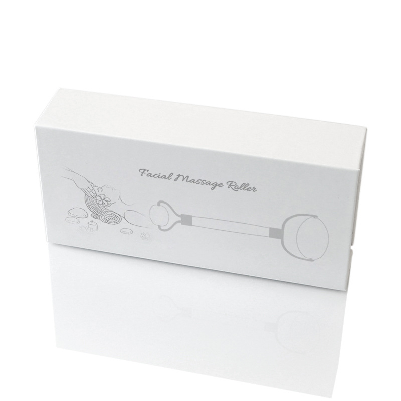 2021 Design Natural Paper Cardboard Box For Rose Quartz Guasha Set Face Jade Roller Private Labell