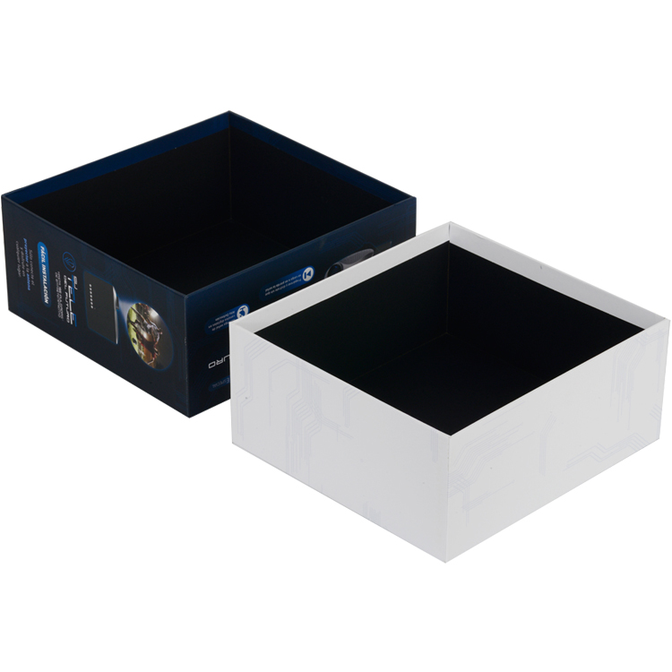 Dongguan Luxury Paper Gift Top and Bottom Box Rigid Cardboard Customized Design Electronic Products Packaging Box with Foam Holder