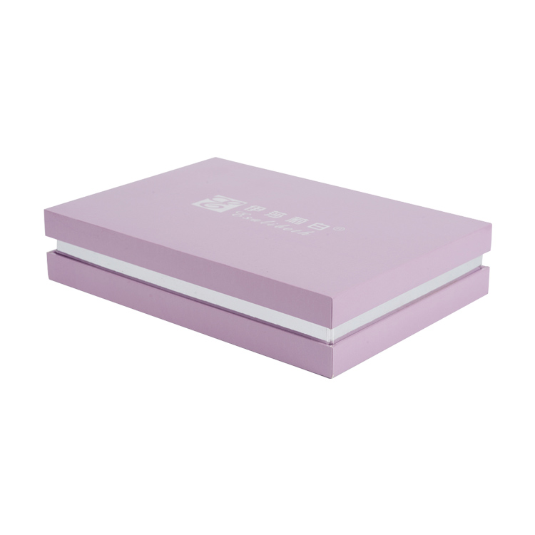 Custom Lid and Base PU Leather Gift Box for Skincare Set Packaging with Silver Hot Foil Logo and EVA Foam Holder
