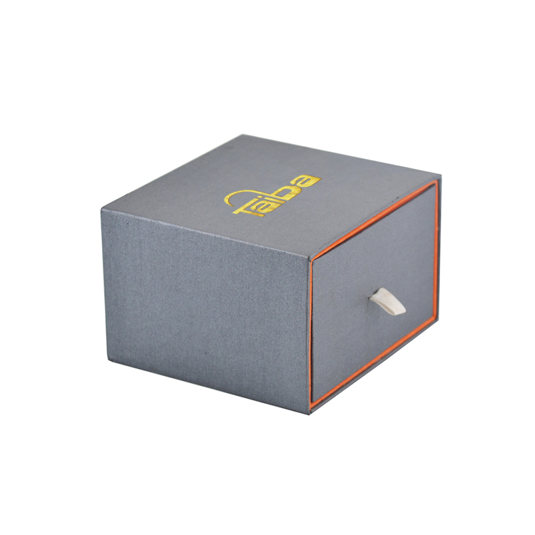 Hot Sale Fancy Paper Sliding Drawer Gift Box with Velvet Pillow Holder for Bracelet Pendant Necklace Packaging