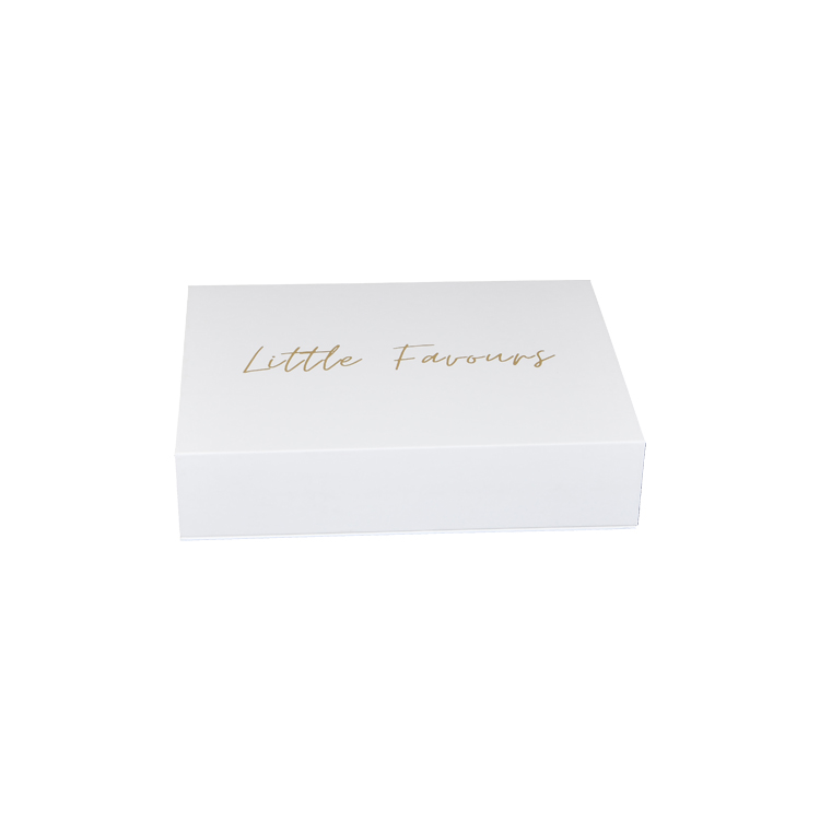 Wholesale Luxury White Magnetic Gift Box with Ribbon and Foam Holder for Cosmetics Packaging
