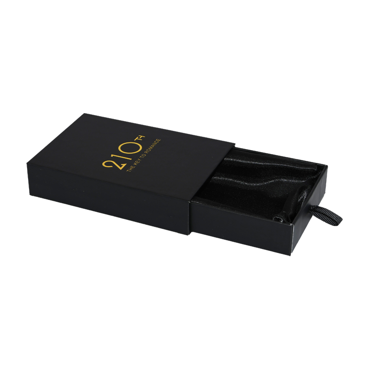 Custom Satin Lined Cardboard Drawer Box Packaging for Underwear Lingerie