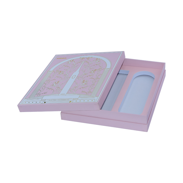 Custom Lid and Base Box with Neck Packaging Gift Box for Electronics Toothbrush Packaging
