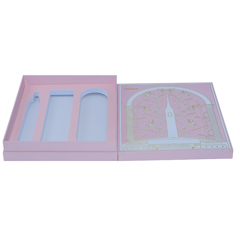 Custom Lid and Base Box with Neck Packaging Gift Box for Electronics Toothbrush Packaging