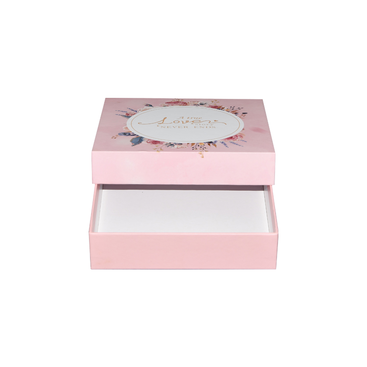 China Manufacturer Pink Cosmetic Base And Lid Box Custom Luxury Paper Packaging Gift Box With Logo For Gifts