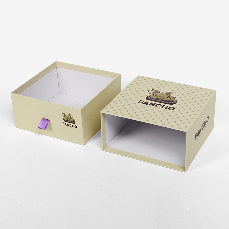 Custom Logo Packaging Sliding Style Gift Packaging Pull Out Cardboard Paper Drawer Box for Dress
