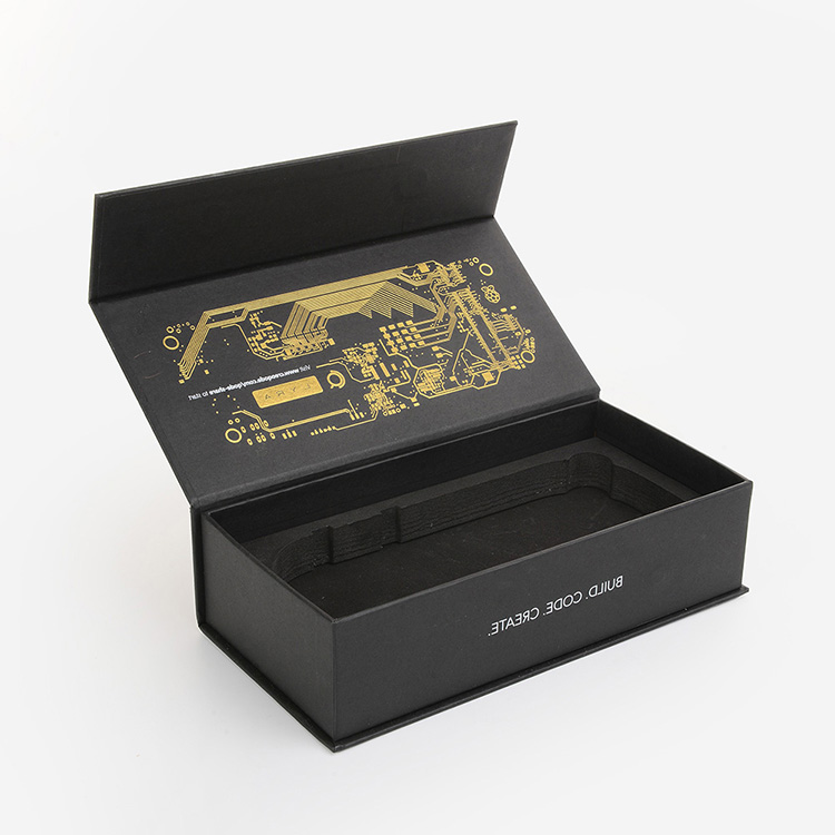 Custom Logo Plain Matte Black Luxury Rigid Paper Cardboard Flap Lid Cosmetics Premium Gift Magnetic Packaging Box