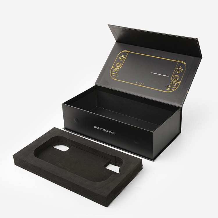 Custom Logo Plain Matte Black Luxury Rigid Paper Cardboard Flap Lid Cosmetics Premium Gift Magnetic Packaging Box