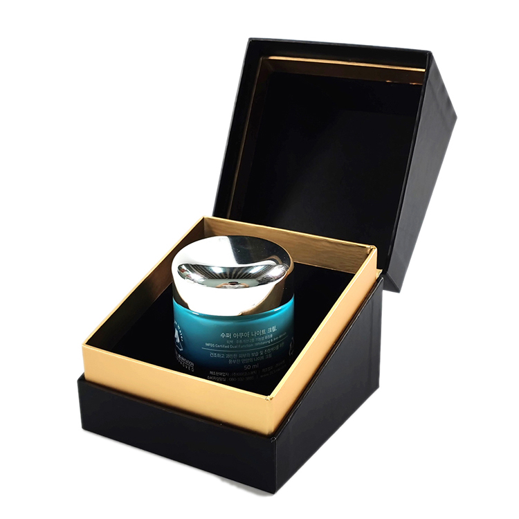 Custom Perfume Cosmetics Luxury Flip Top Cardboard Paper Magnetic Closure Gift Box with Lid