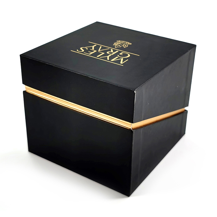Custom Perfume Cosmetics Luxury Flip Top Cardboard Paper Magnetic Closure Gift Box with Lid