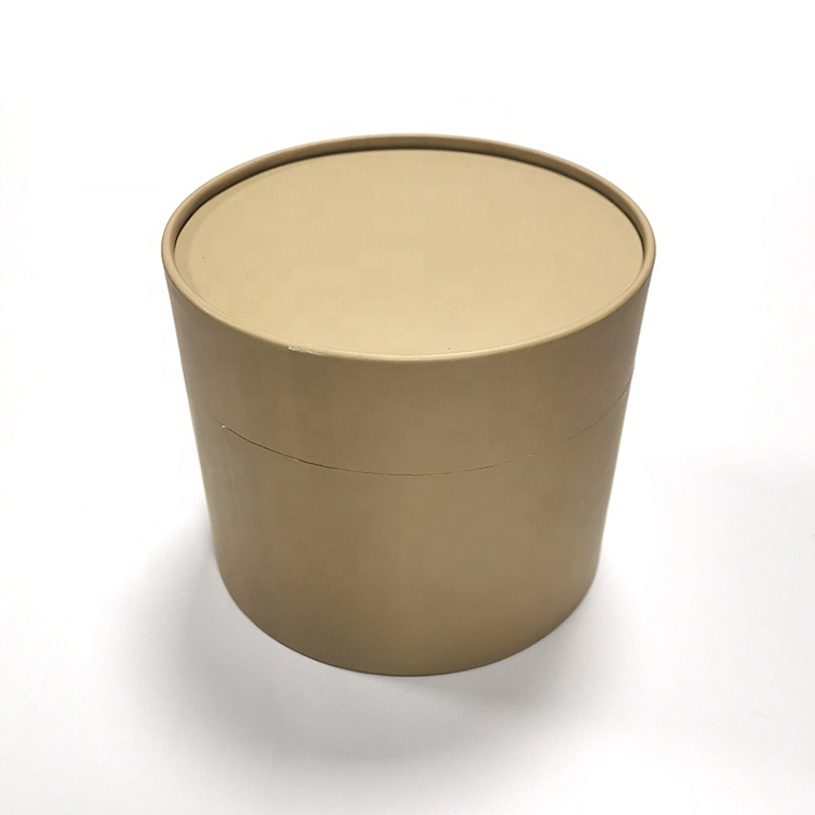 Recyclable Material Cylinder Rigid Paper Tubes Kraft Tea Paper Tube Packaging Boxes