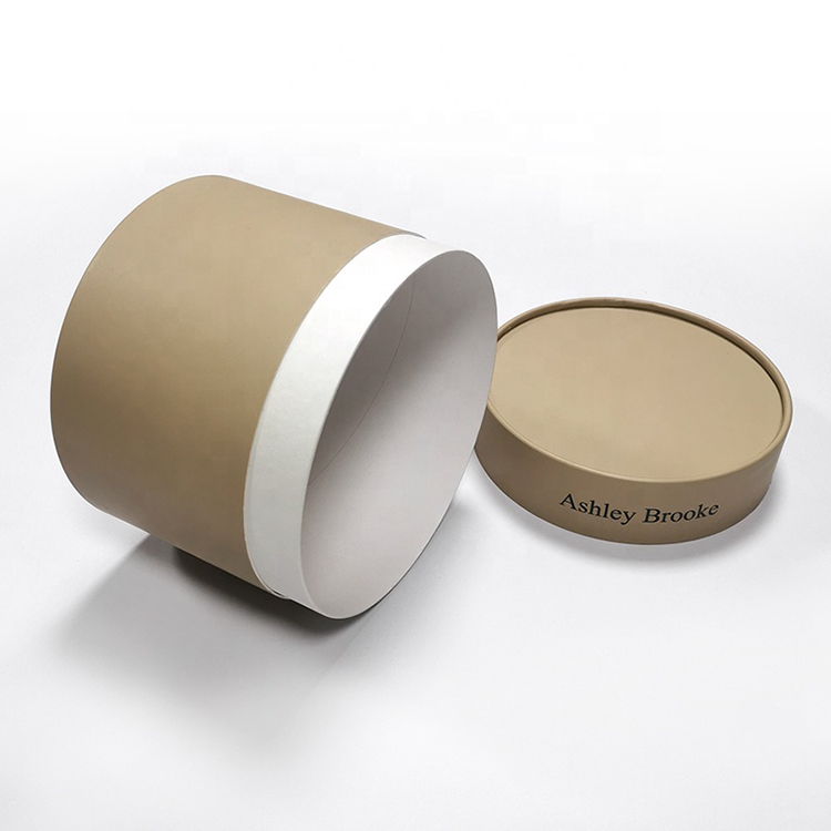 Recyclable Material Cylinder Rigid Paper Tubes Kraft Tea Paper Tube Packaging Boxes