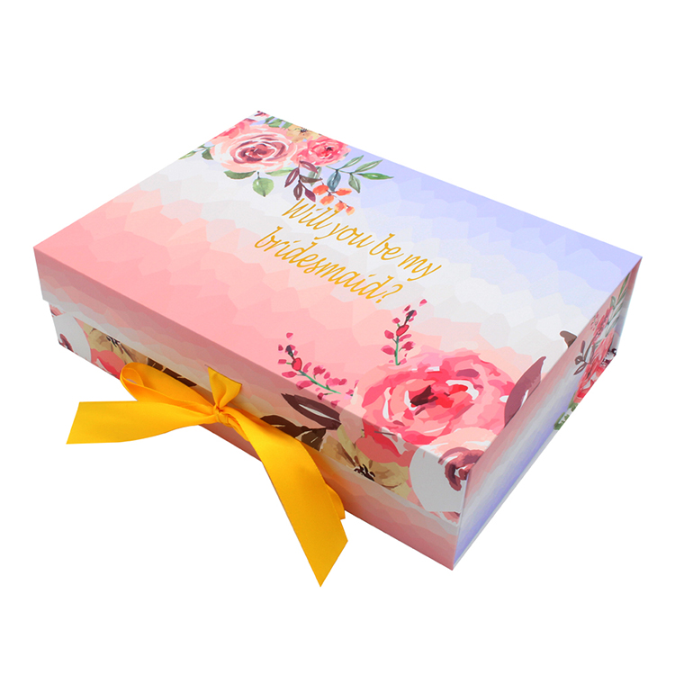 Hot Stamping Folding Magnetic Skincare Packaging Paper Rigid Cardboard Collapsible Magnetic Gift Box