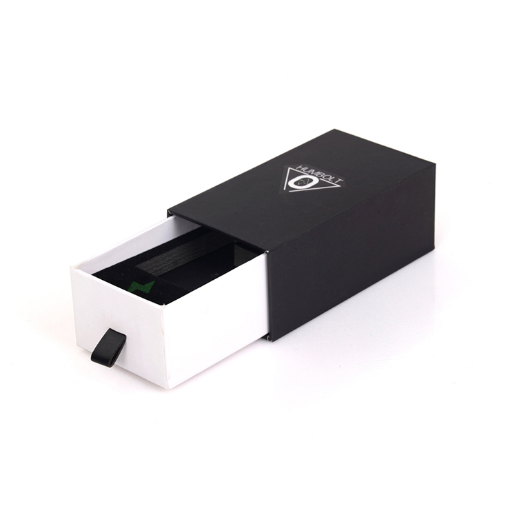Luxury Sliding Drawer Cosmetic Packaging Gift Box Slide Out Box with Holder for Makeup Products