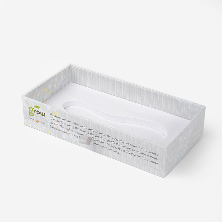 Custom Printed Rigid Brush Cardboard Sliding Drawer Paper Gift Packaging Box with PVC Window