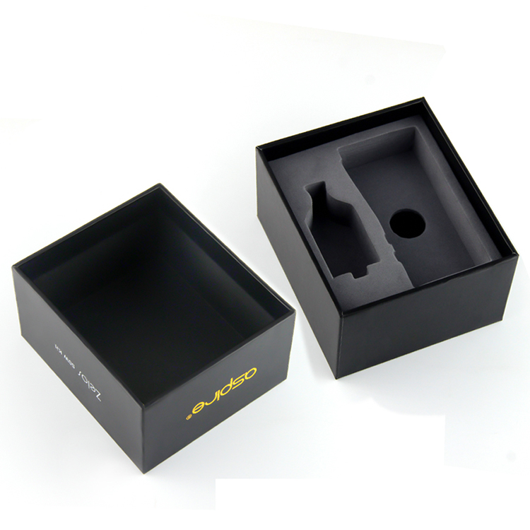 Paper Vape Kit Packaging Gift Box with Lid Off Base and Lid Vapor with Battery Gift Paper Box with Holder
