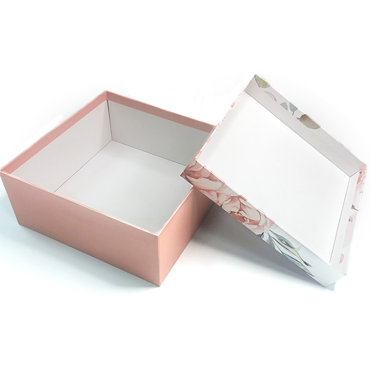 Luxury Base and Lid Paper Cardboard for Tea Top and Bottom Gift Packaging Box for Beverage