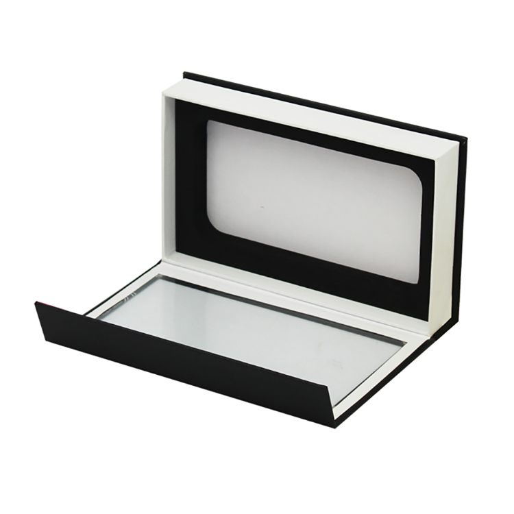 Magnetic Jewelry Gift Boxes Packaging Magnetic Closure Gift Box for Gemstone with Clear Window