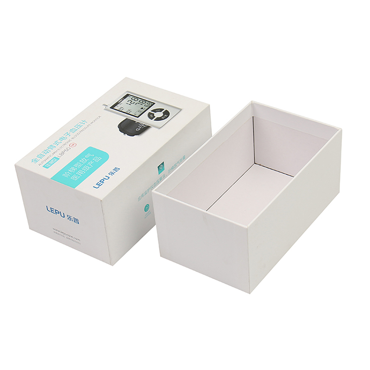 Handmade Luxury Printed Electronic Packaging Box Base and Lid Cardboard Paper Rigid Setup Box