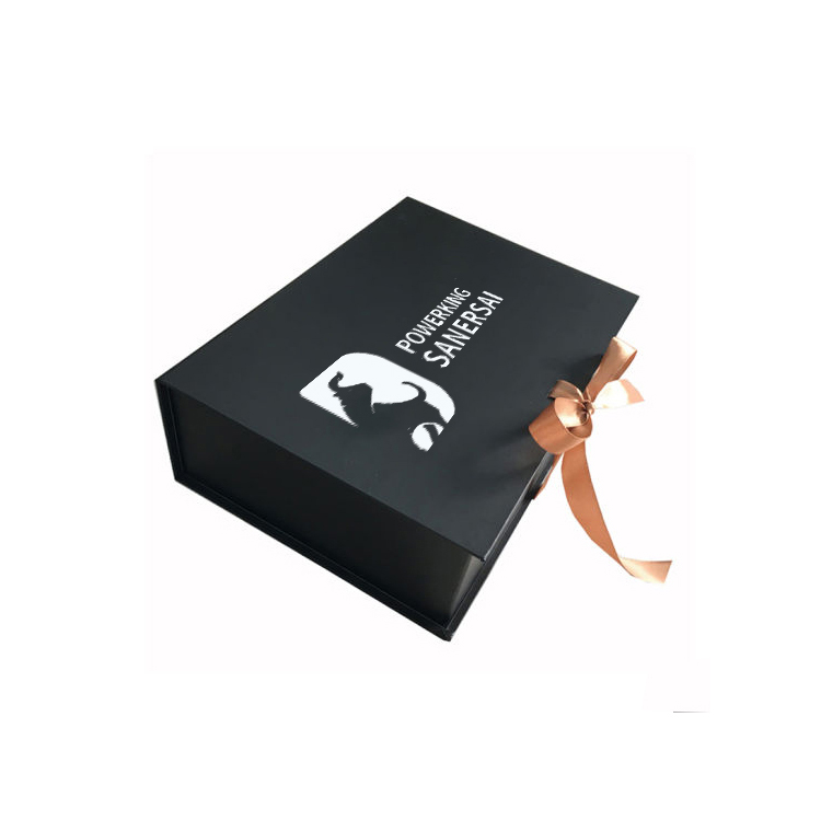  Black Folding Cardboard Swimwear Packaging Gift Box Collapsible Magnetic Swimsuit Set Rigid Box