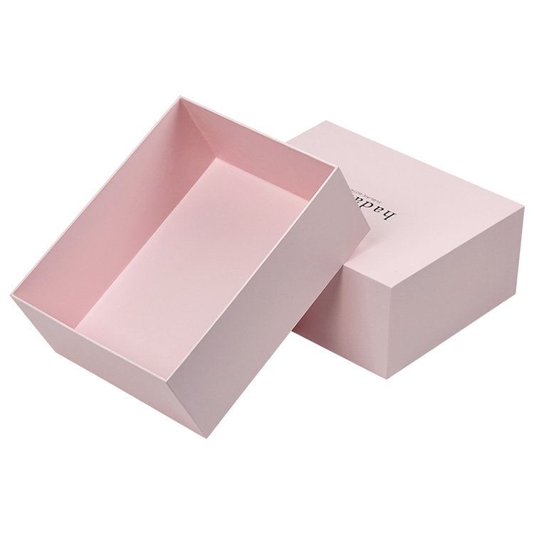 Wholesale Custom Logo Luxury Rigid Cardboard Gift Lid and Base Paper Box