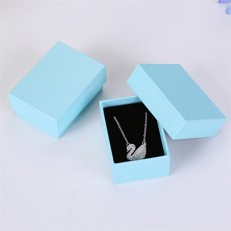 Cheap Customised Necklace Packaging Paper Box Imprint Jewelry Small Kraft Paperboard Featured Boxes