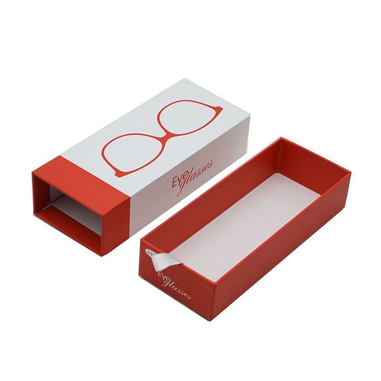 Custom Logo Printing Sunglasses Packaging Eyeglass Paper Box Eyewear Drawer Cardboard Box Packaging Sunglasses Box