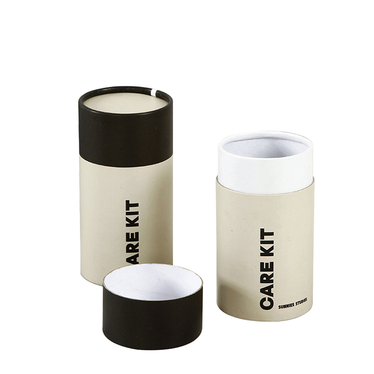 Eco Friendly Food Grade Custom Printed Cylinder Packaging Coffee Kraft Paper Tube Packaging