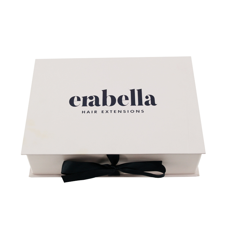 luxury black folding magnetic gift box packaging shoe clothes dress flat fold cardboard gift box