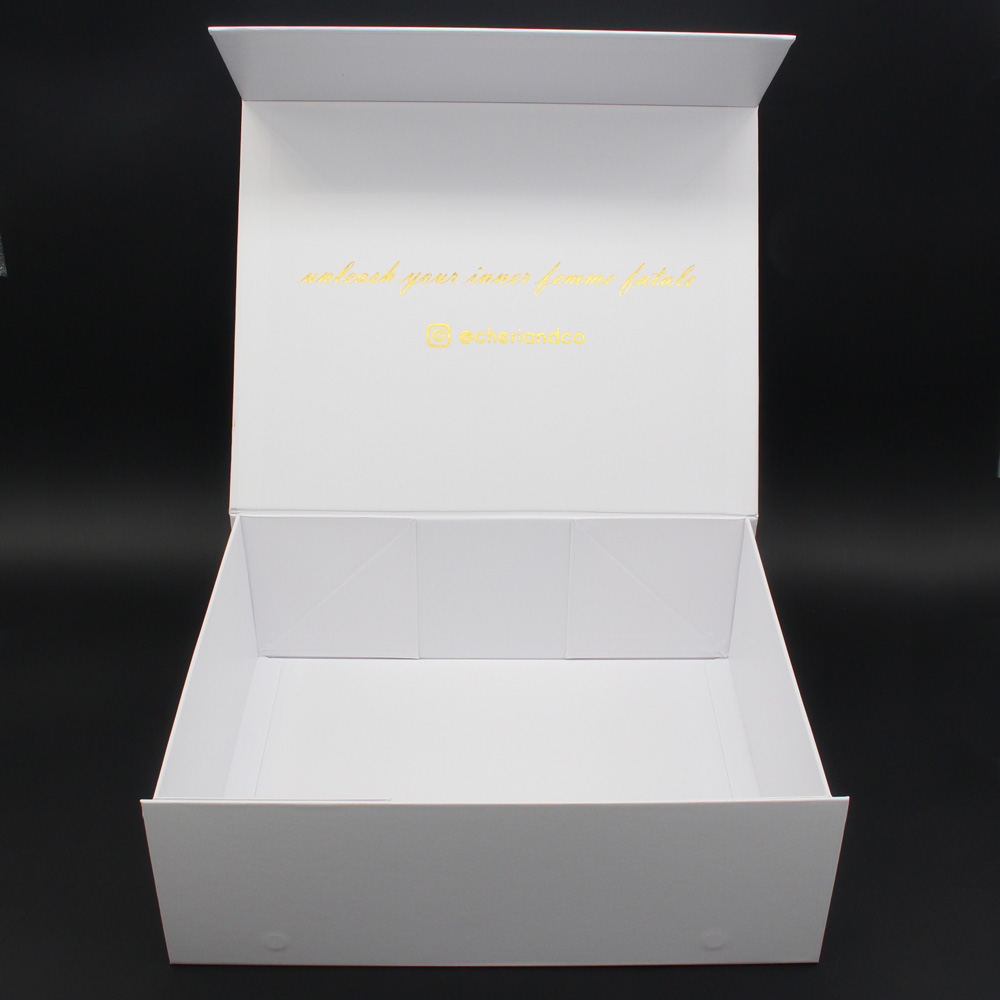 Custom Printing Rigid Folding Paper Box Luxury GIft Packaging Cardboard Box Foldable Magnetic Gift Box For Clothes