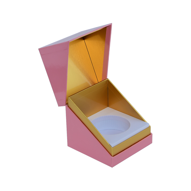 Factory Wholesale Geschenkverpakking Custom Logo Luxury Pink Paper Cardboard Glass Candle Jar Packaging Gift Boxes with EVA Tray