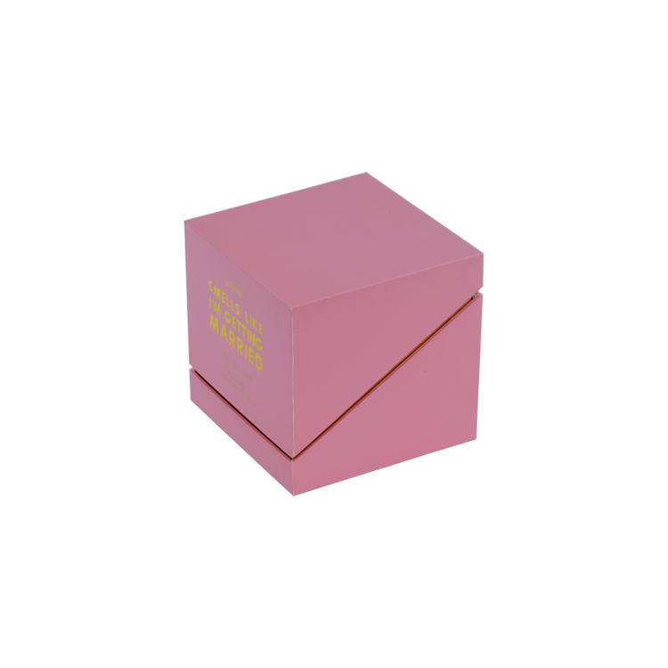 Factory Wholesale Geschenkverpakking Custom Logo Luxury Pink Paper Cardboard Glass Candle Jar Packaging Gift Boxes with EVA Tray