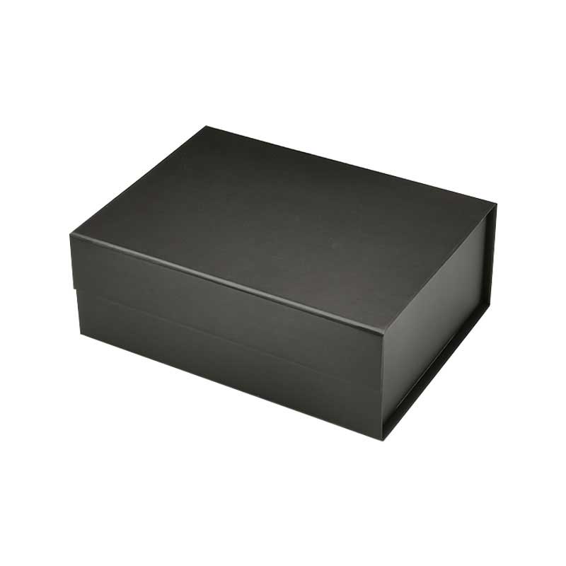 Black Magnetic Gift Box Rigid Box With Glossy Effect LOGO Perfect For Birthdays Easter Wedding Valentines Day and Office Parties