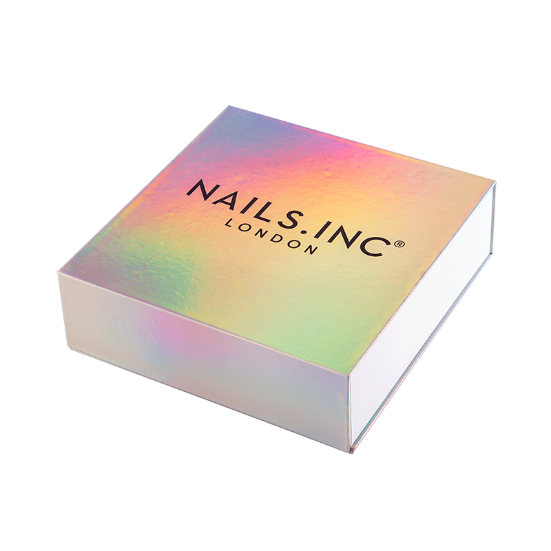 Customized Eco Printed Glitter Holographic Cosmetic Paper Packaging Boxes Luxury Gift Box with Custom Logo