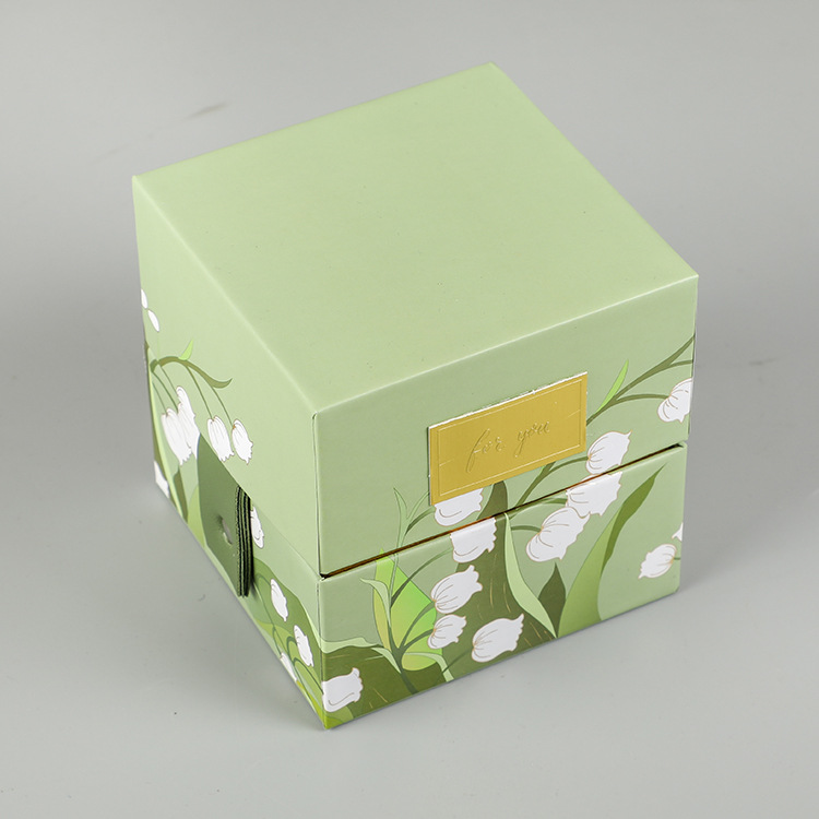 Exquisite Square Lid And Base Gift Box For Wedding Birthday Gift Packaging Box Senior Souvenir Holiday Gift Box