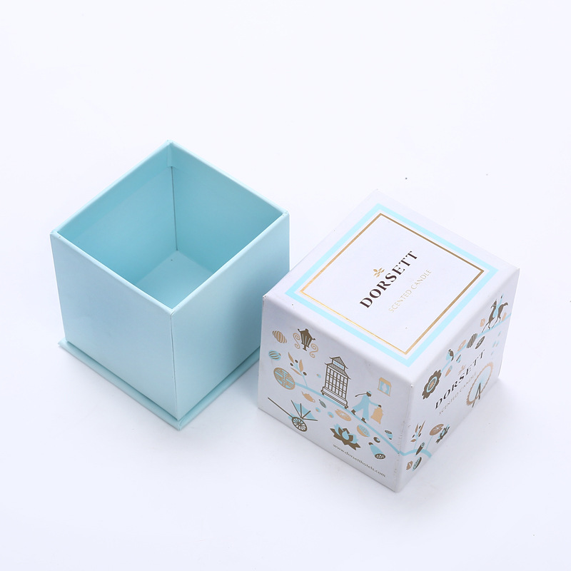 Custom Printed Eco Friendly Gift Perfume Essential Oil Candle Soap Bath Bomb Lid And Base Gift Box Packaging