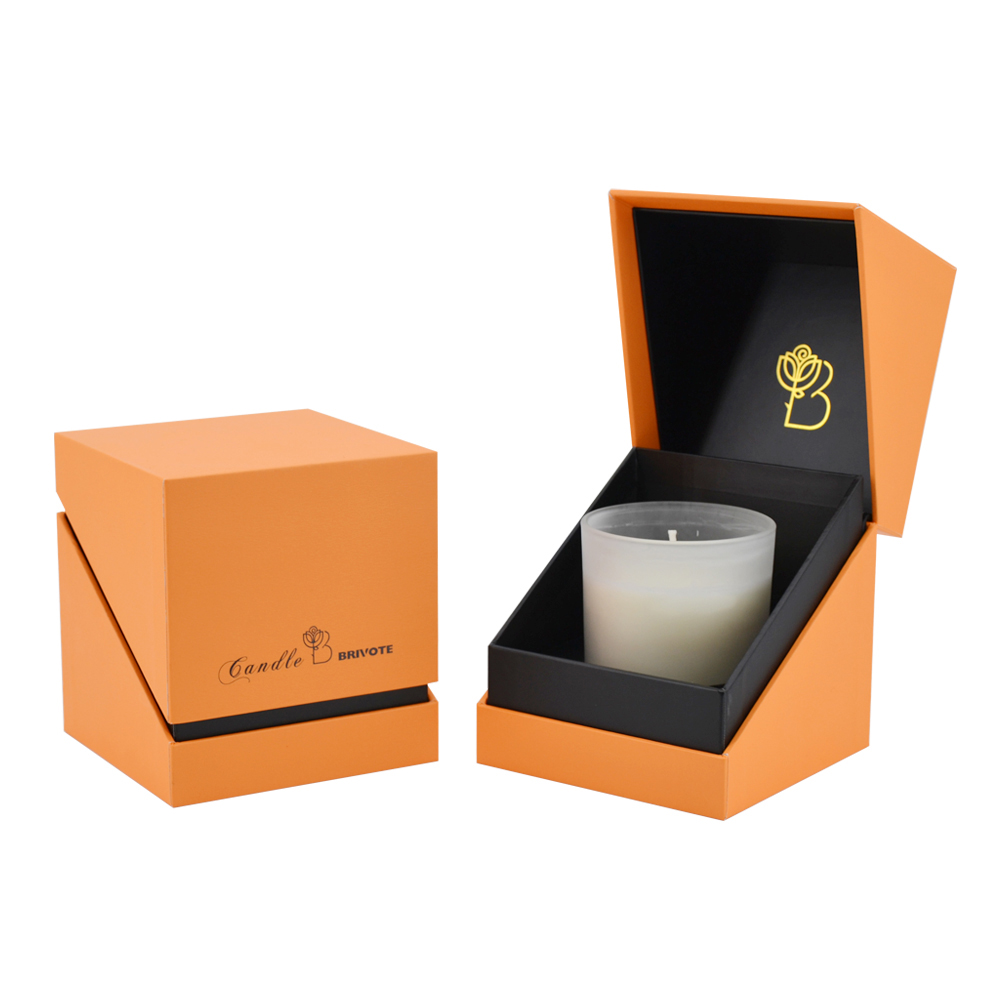 Manufacturer Custom Unique Rectangular Craft Packaging Print Hard Cardboard Luxury Candle Box For Gift 