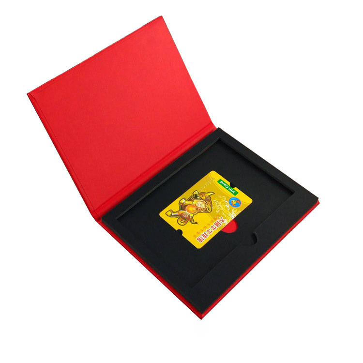 Wholesale Custom Logo Gift Card Boxes Packaging Credit Card Vip Card Business Card Board Box Holder