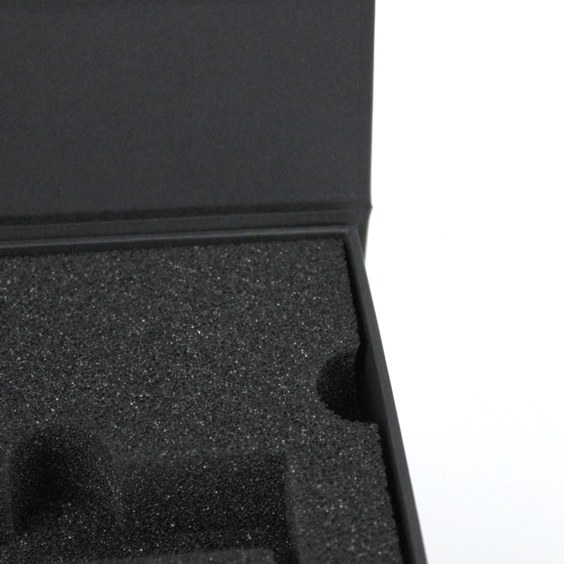 Customize Box Rigid Cardboard Paper Magnet Box With Window Paper Electric Package Box Foam Insert