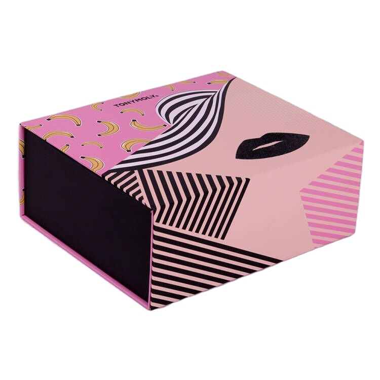 Custom Unique Refined Design High Quality Skincare And Cosmetics Products Packaging Gift Box Empty Makeup Cardboard Magnet Box