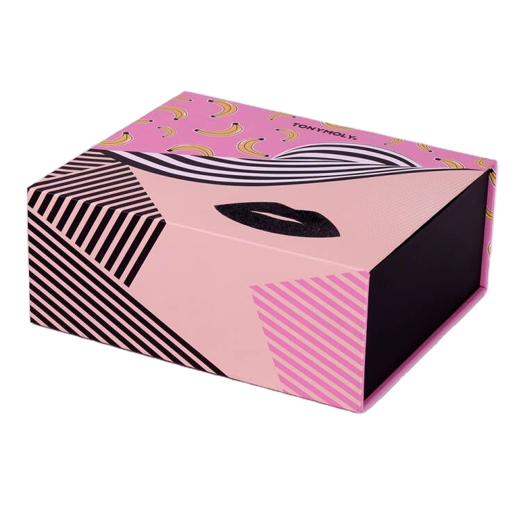 Custom Unique Refined Design High Quality Skincare And Cosmetics Products Packaging Gift Box Empty Makeup Cardboard Magnet Box