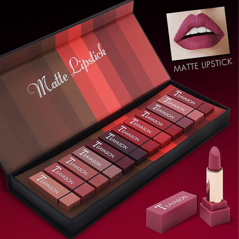 Custom Logo Design Cosmetic Set Lipstick Lip Tubes Lipgloss Paper Gift Box Lip Gloss Rigid Box Packaging