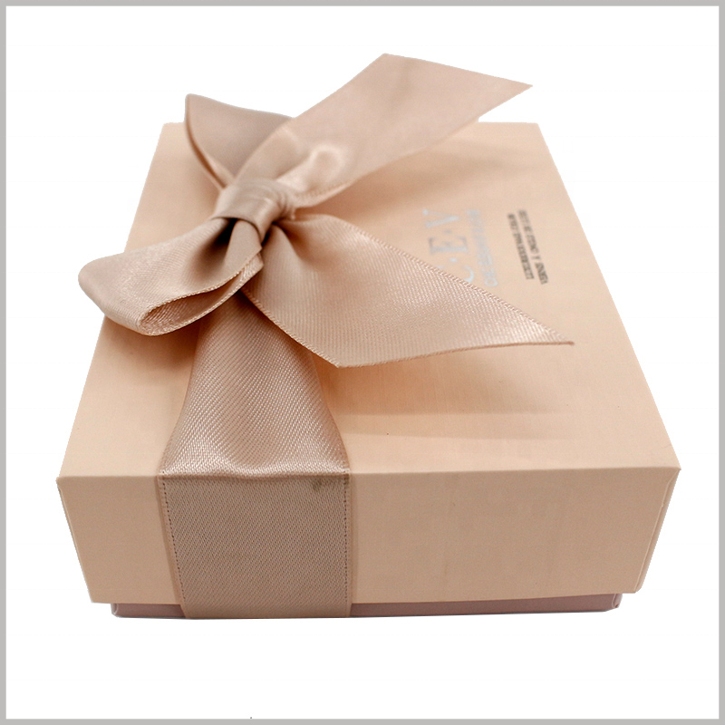 Custom 3 Bottles Of Nail Polish Gift Boxes Packaging With Satin Ribbon
