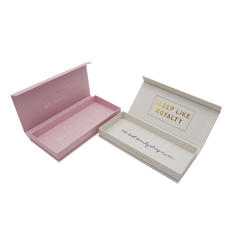 Wholesale Customized Paper Box Eye Mask Packaging Pillowcase Box Magnetic Closure Rigid Gift Box With Foam Insert