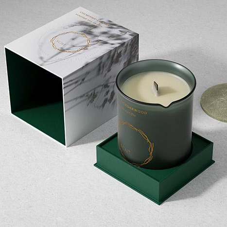 Elegant Design Luxury Custom Printed Candle jar Box Packaging Paper Cardboard Rigid Gift Packing Tealight Candle Boxes