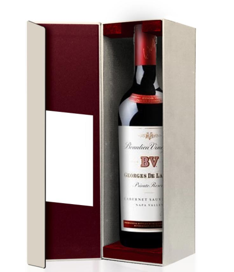 Luxury Cardboard Gift Champagne Red Wine Glass Bottle Presentation Box Packaging Premium Foldable Wine Gift Box