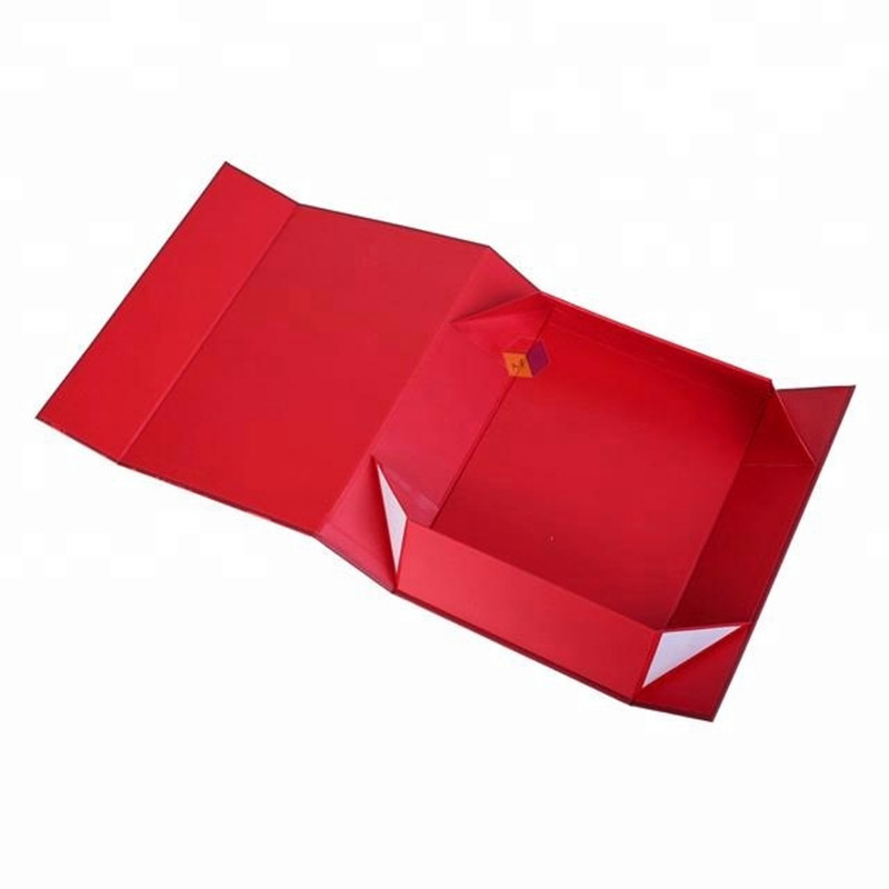 2022 Red Reasonable Price Folding Christmas Gift Box Custom High-End Creative Flip Packaging Christmas Box