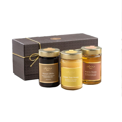 Custom Printing Empty Royal Cardboard Honey Packing Gift Box Luxury Honey Bottle Packaging Box For Honey