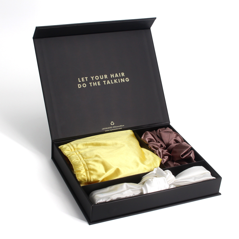Custom Logo Printing Empty Silk Eye Sleep Mask Packaging Box Luxury Gift Box For Silk Eye Mask