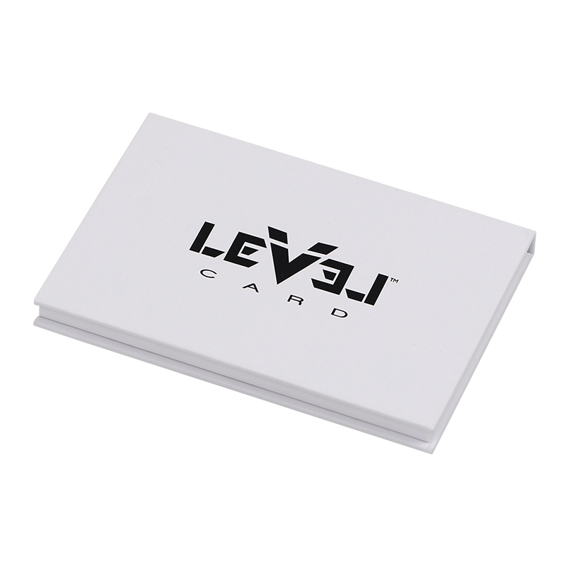 Customized Luxury White Cardboard Packaging Coupon Credit VIP Membership Card Gift Boxes